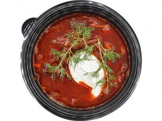 Борщ "Сибирский" с фасолью