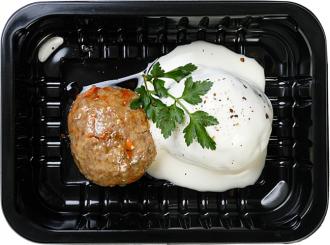 Ёжики мясные в сырном соусе