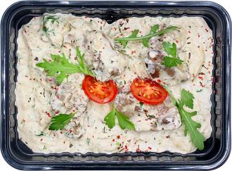 Фрикассе из курицы с грибами
