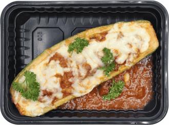 Кабачки фаршированные Болоньзе