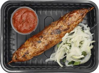 Люля-кебаб из курицы с шашлычным соусом