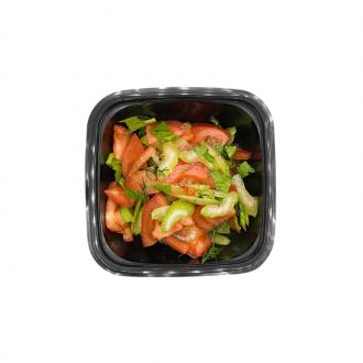 Салат из помидор с зелёным луком