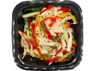 Салат со спаржей и овощами