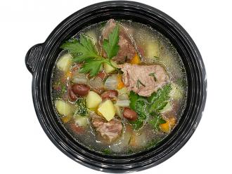 Суп фасолевый с мясом