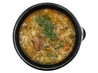 Суп гречневый с говядиной