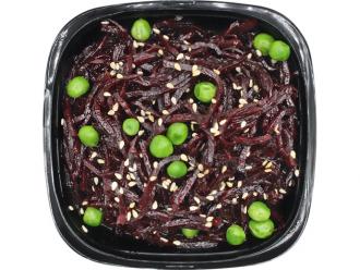 Свекла по-корейски с зеленым горошком